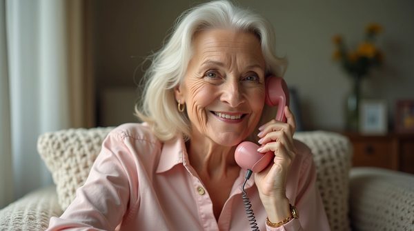 Découvrez le téléphone rose : écoute et complicité avec des femmes mûres